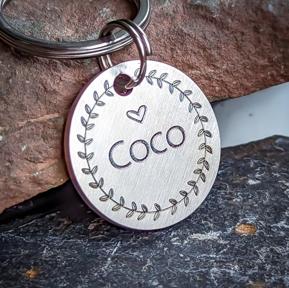 Personalised dog hotsell tag keyring