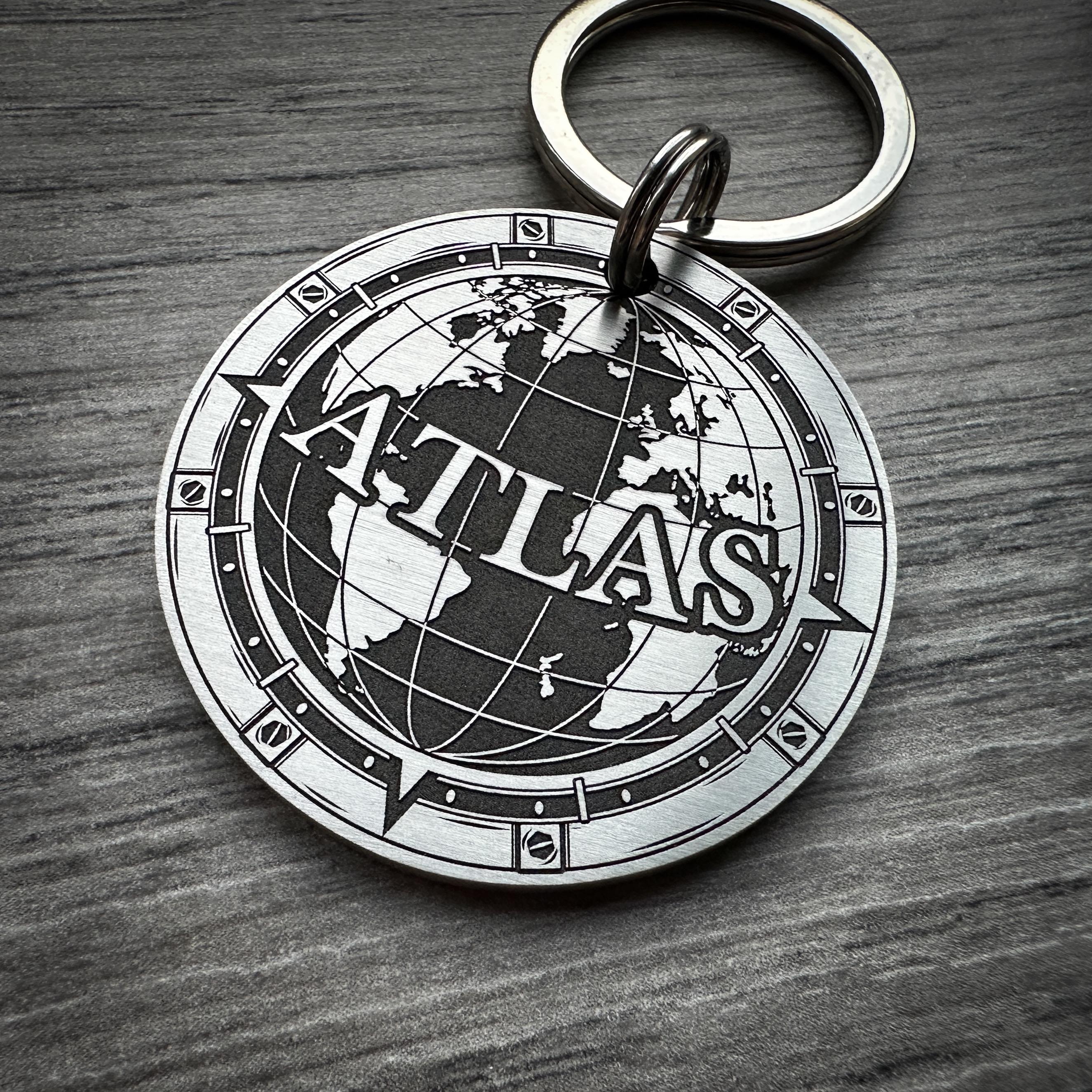 Atlas Keychain - Etsy Canada