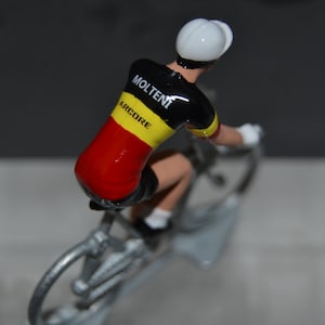 Eddy Merckx Belgium Champion Hand crafted cycling figure