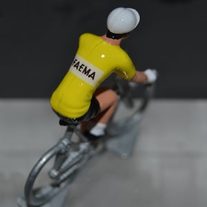 Eddy Merckx Yellow Faema Hand crafted cycling figure