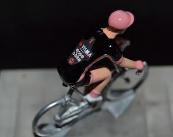 Figurine TARTEMPION Cycliste – Grand Modèle Métal/plastique, France Circa 1940