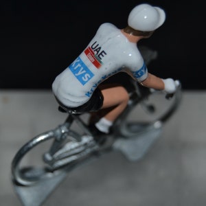 Tadej Pogacar White Jersey 2023 Hand crafted cycling figure