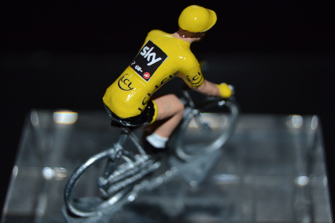 Froome Yellow Jersey Hand Crafted Cycling Figure