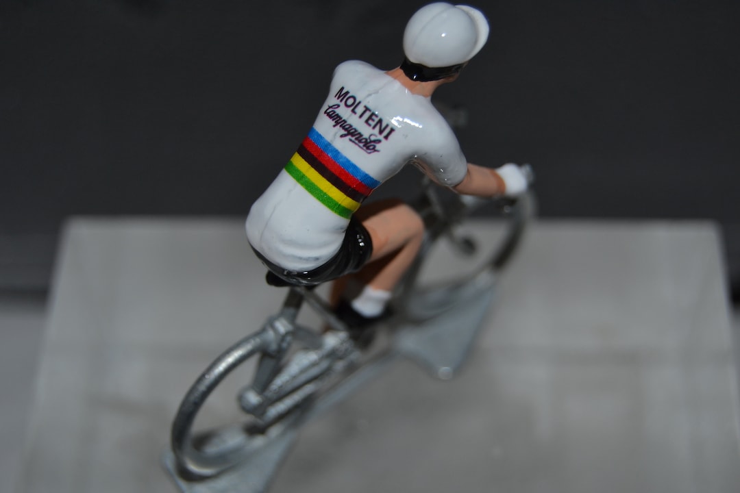 Eddy Merckx Campione del mondo Figura ciclistica realizzata a mano