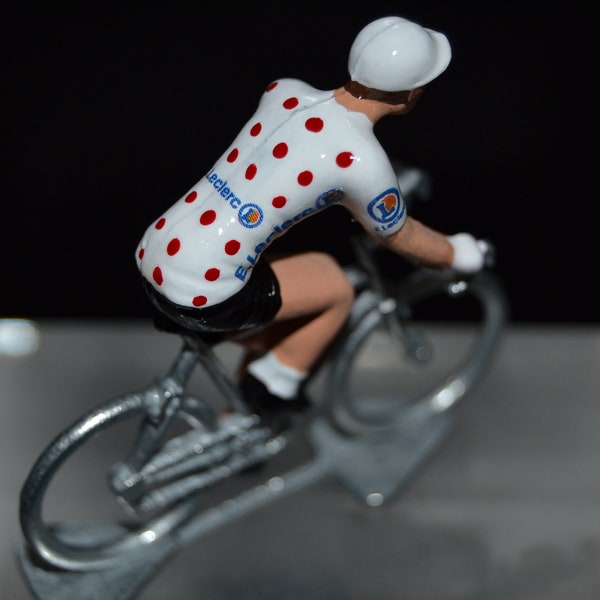 Polka Dot Jersey Tour de France Handarbeit Radsport Figur