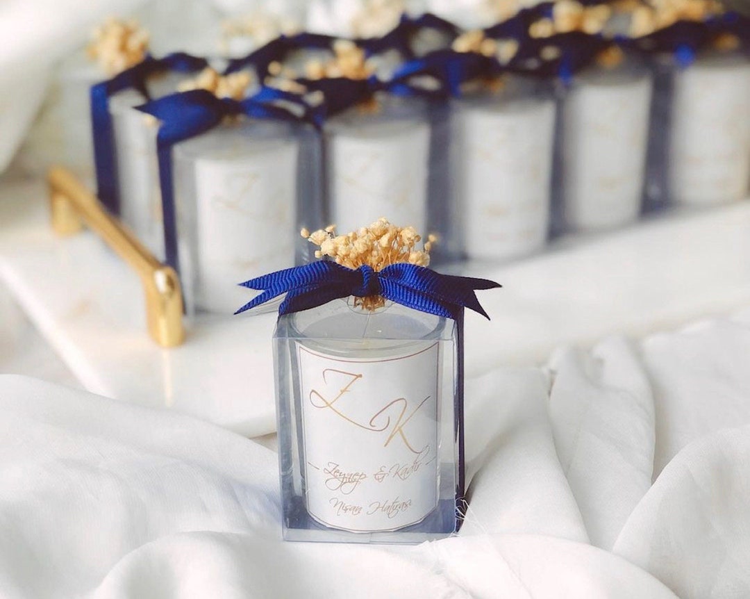 Special Gift Candle Personalized Custom Wedding Party Thank You Candle ...