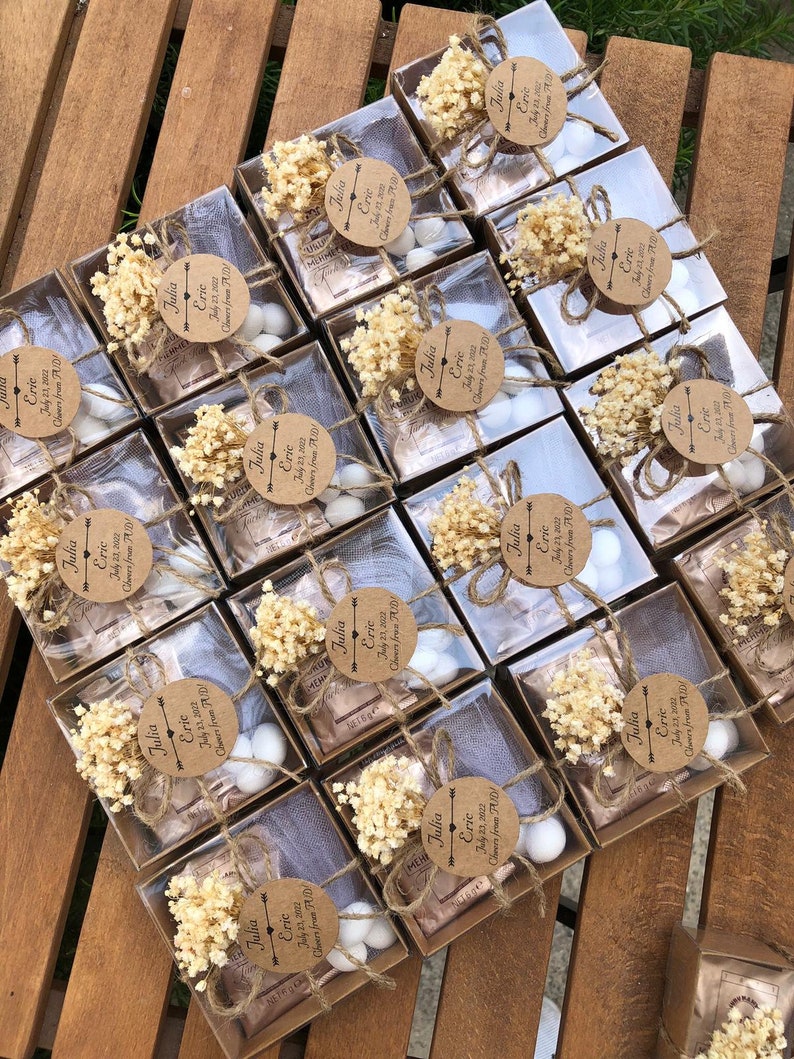 Wedding Favors for Guest in Bulk / Set of Coffee and Almond Etsy