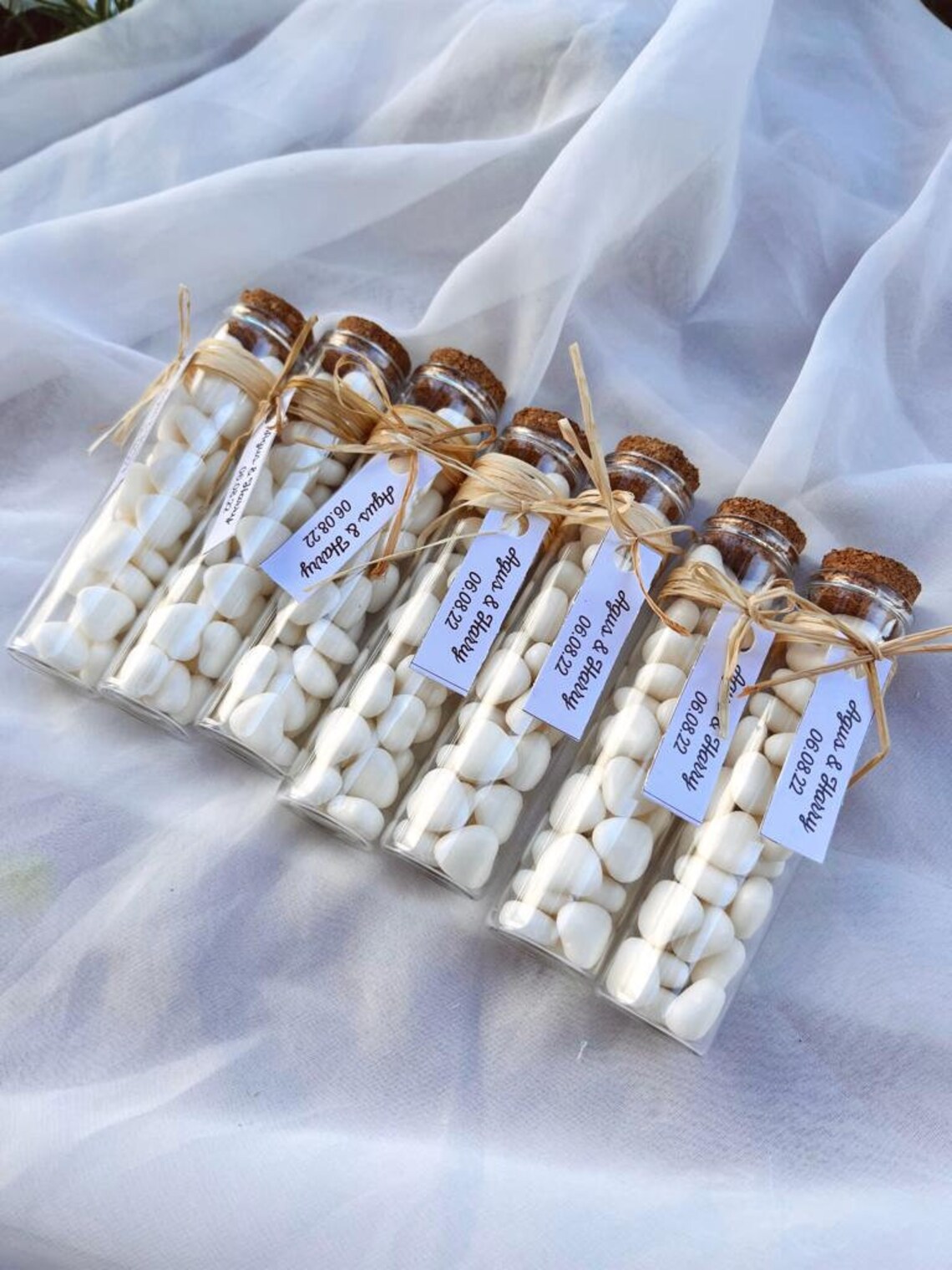 Wedding Favors / Almond Candy Jars/ Baby Shower Favors / Etsy