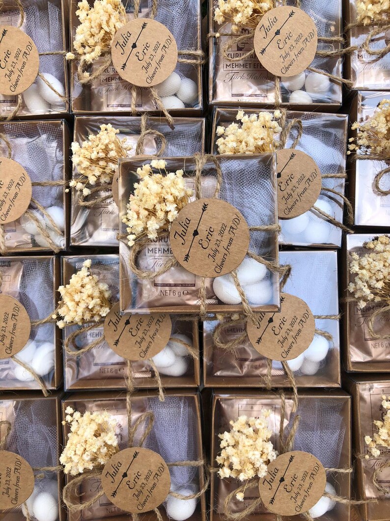 Wedding Favors for Guest in Bulk / Set of Coffee and Almond Etsy