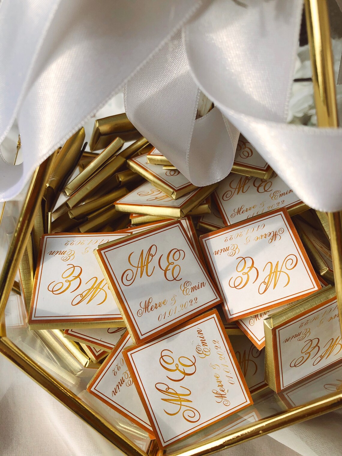 Wedding Chocolate Favors for Guest Engagement Chocolate - Etsy