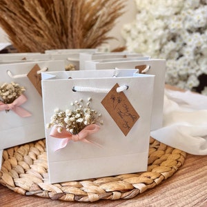 Special Gift BAG - Personalized Custom Wedding Party Thank you Favor for Guests, Luxury Wedding Favors
