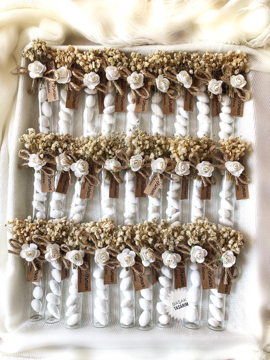 Wedding Favors / Almond Candy Jars/ Baby Shower Favors / Etsy