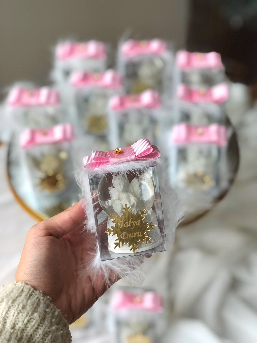 Personalized Luxury Wedding Favor for Guests, / Personalized Snow Globe ...