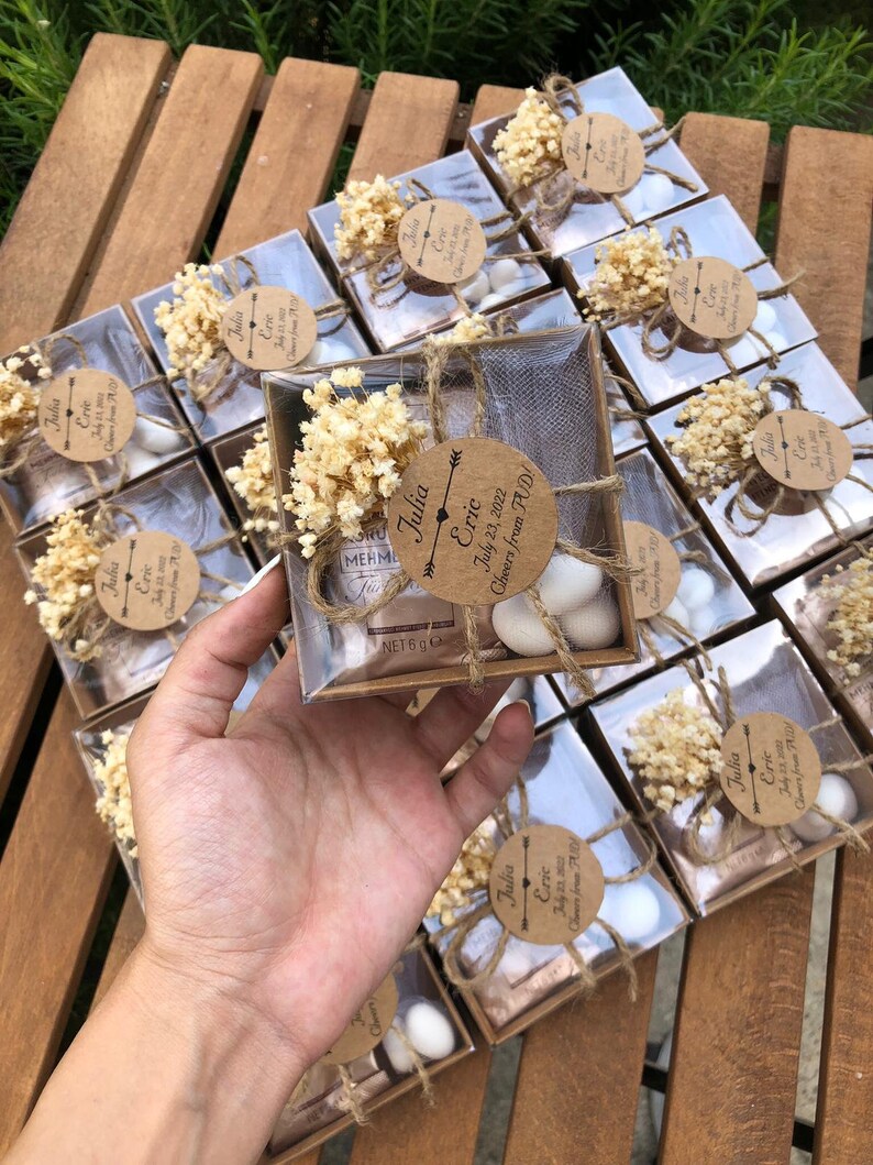 Wedding Favors for Guest in Bulk / Set of Coffee and Almond Etsy
