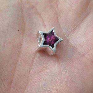 Sterling Silber Haustier Verlust Stern Perle, Esche Cremains Schmuck, Gedenkstätte Andenken Bild 5