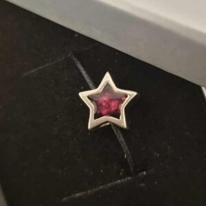 Sterling Silber Haustier Verlust Stern Perle, Esche Cremains Schmuck, Gedenkstätte Andenken Bild 6