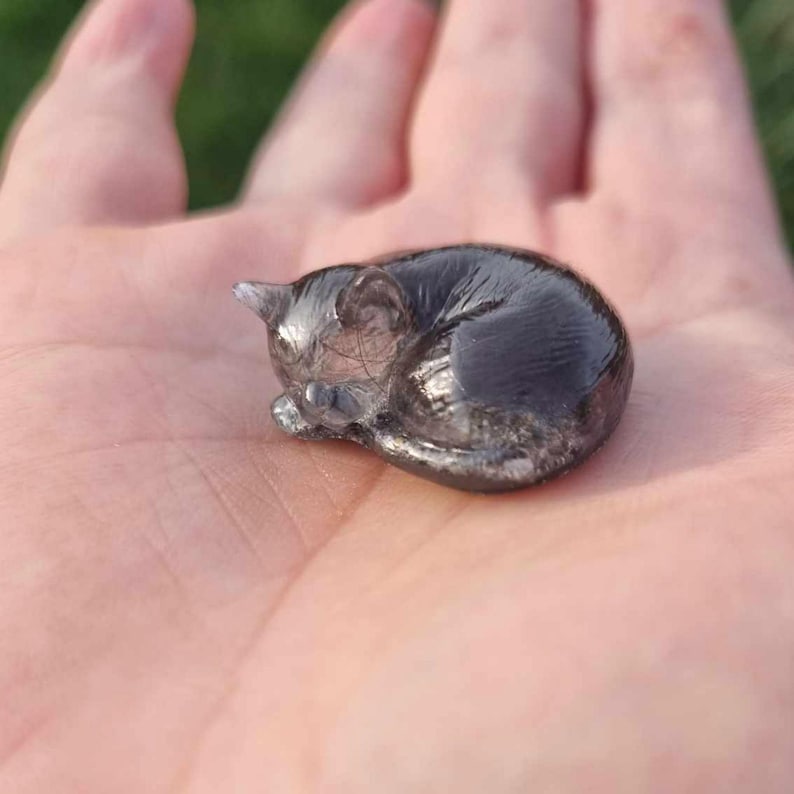 Cat Memorial Fur and Ash Keepsake, Eco Friendly Pet Bereavement Gift image 10