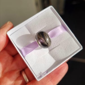 Lock of Hair Pet Fur Bead, Sterling Silver Memorial Charm Keepsake image 8