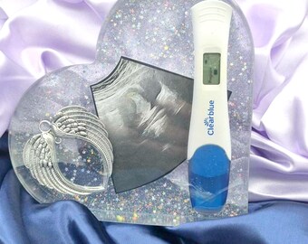 Custom Eco Resin Miscarriage Keepsake, Infant Loss Memorial, Angel Baby