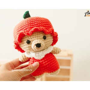 Orange Bear Crochet PATTERN Amigurumi Amigurumi Tutorial PDF in English AmiSaigon image 1