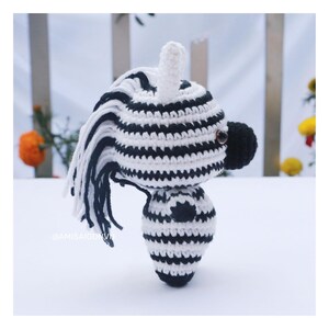 Zebra Crochet PATTERN Amigurumi Amigurumi Tutorial PDF in English AmiSaigon image 3