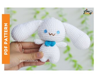 Rabbit Crochet PATTERN Amigurumi | Amigurumi Tutorial PDF in English | AmiSaigon