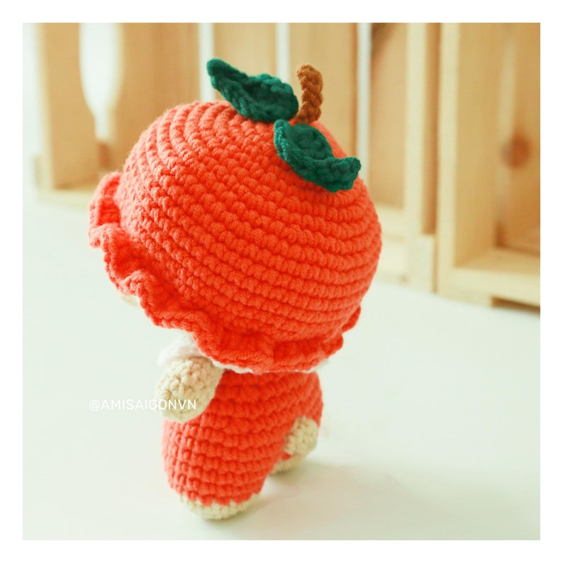 Orange Bear Crochet PATTERN Amigurumi Amigurumi Tutorial PDF in English AmiSaigon image 7