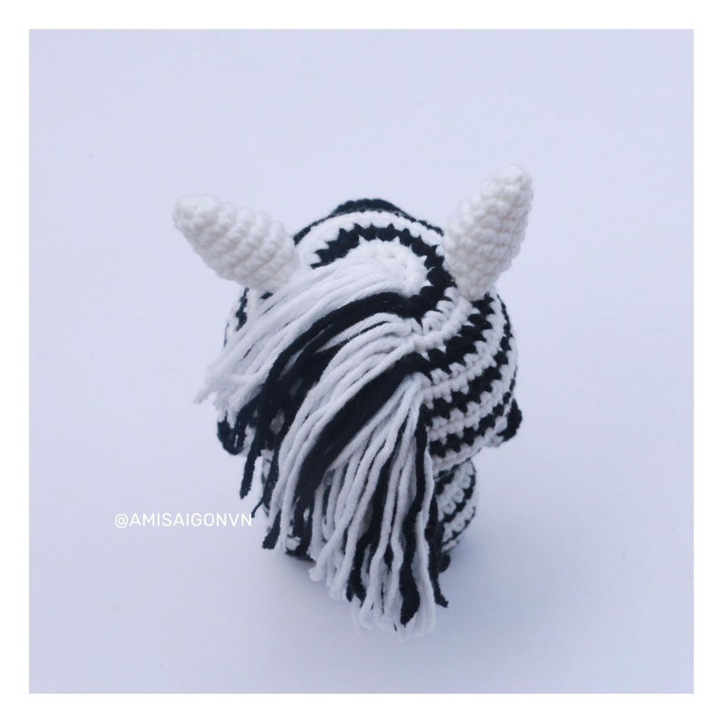 Zebra Crochet PATTERN Amigurumi Amigurumi Tutorial PDF in English AmiSaigon image 4