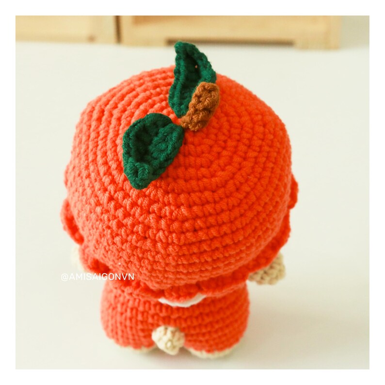 Orange Bear Crochet PATTERN Amigurumi Amigurumi Tutorial PDF in English AmiSaigon image 6