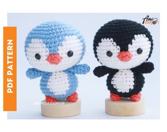 Baby Penguin Crochet PATTERN Amigurumi | Amigurumi Tutorial PDF in English | AmiSaigon
