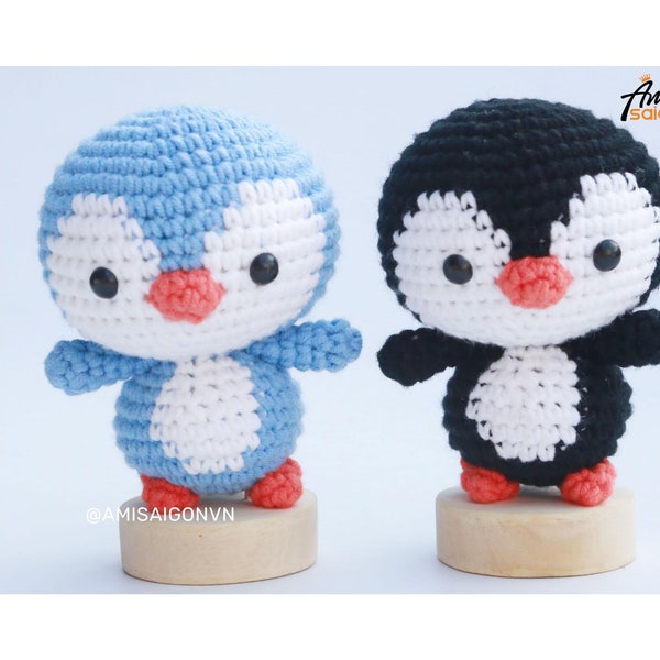 Baby Penguin Crochet PATTERN Amigurumi | Amigurumi Tutorial PDF in English | AmiSaigon