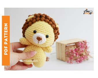 Lion Crochet PATTERN Amigurumi | Amigurumi Tutorial PDF in English | AmiSaigon