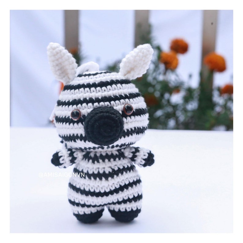 Zebra Crochet PATTERN Amigurumi Amigurumi Tutorial PDF in English AmiSaigon image 2