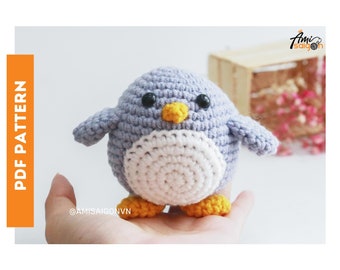 Baby Penguin keychain Crochet PATTERN Amigurumi | Amigurumi Tutorial PDF in English