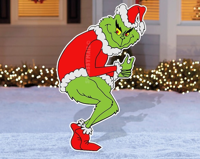 Grinch and MAX Caught Stealing Christmas Lights - Faces Both Right or ...