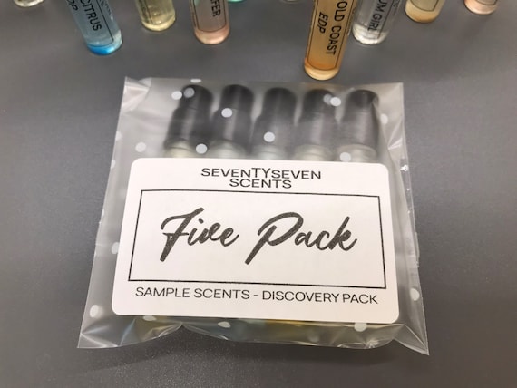 Perfume Sample Set 5 X 2ml Pack - Five Perfumes From My Shop EDP