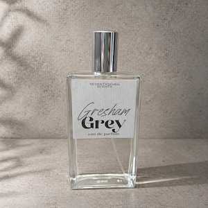 Gresham Grey Eau de Parfum for Men, Masculine Fragrance, Woody Spicy Cologne, Luxury Mens Perfume, Long Lasting Scent Gift