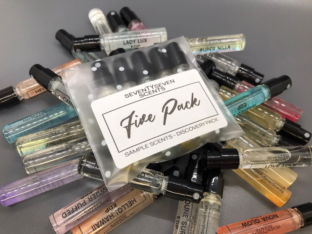 Perfume Sample Set 5 X 2ml Pack - Five Perfumes From My Shop EDP