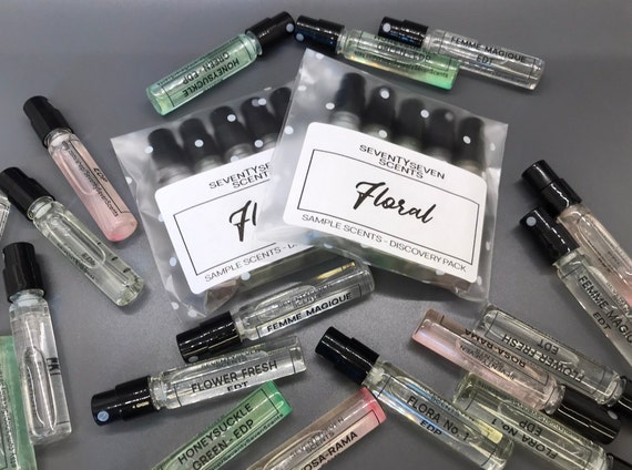 Floral Perfumes - 2ml Perfume Sample Pack With 5 X 2ml Samples