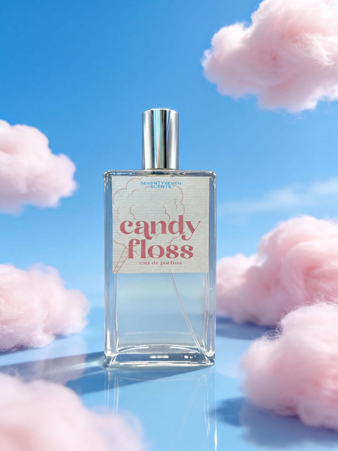 Sweet Cotton Candy Floss Perfume, Gourmand Scent, EDP for Her, All