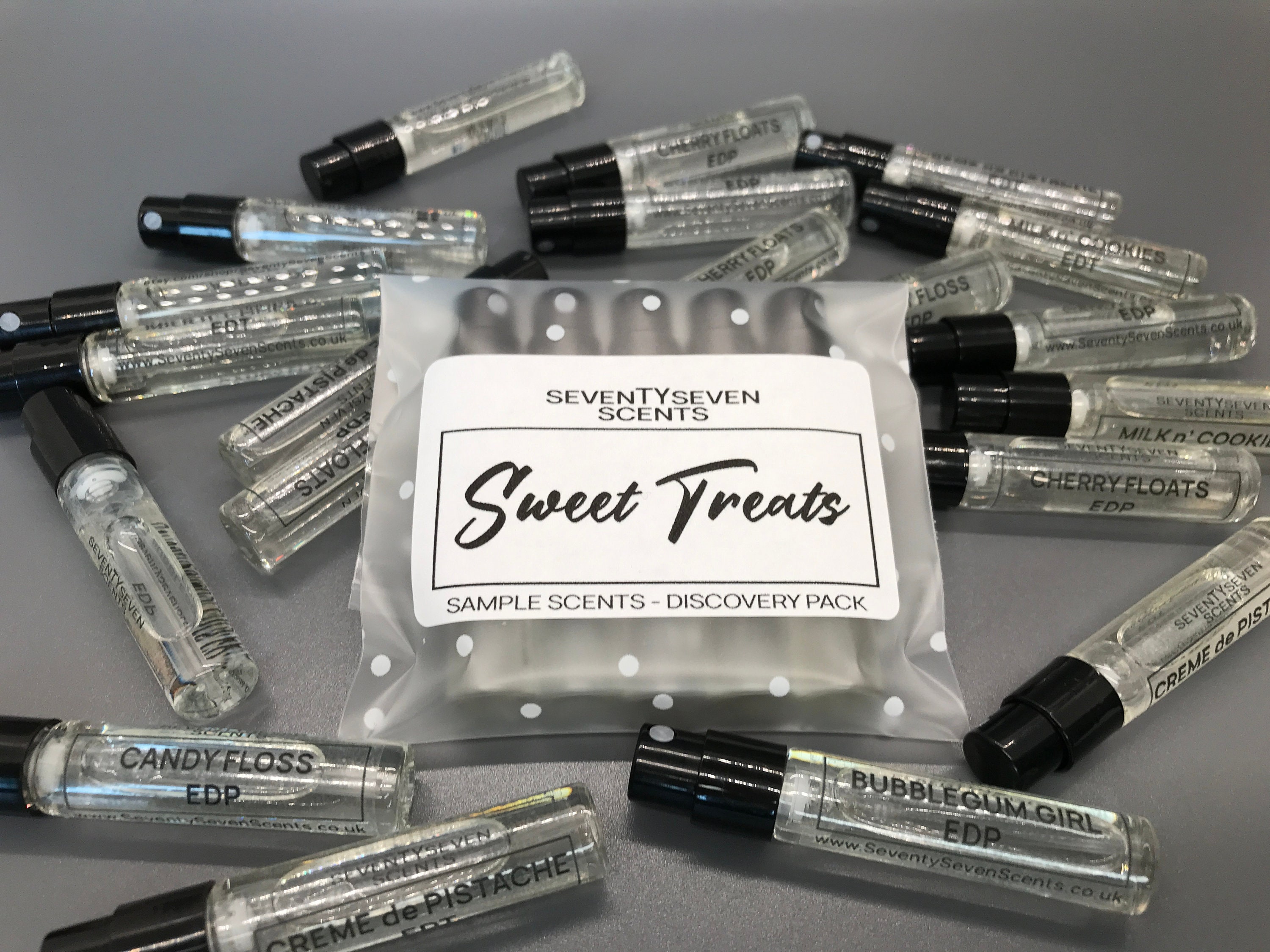 Gourmand Perfume Sample Set – Sweet Treats Discovery Pack - Etsy