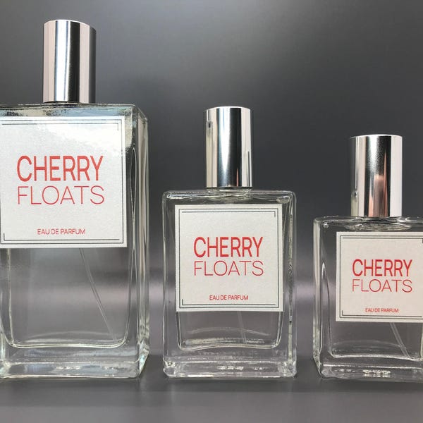 Cherry Floats Perfume: Dark Cherry Gourmand EDP, Vanilla & Almond Notes