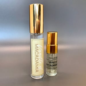 Vanilla Sweet perfume 10ml and 3ml side by side