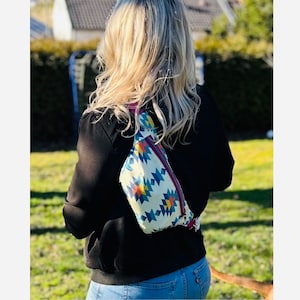 Bauchtasche Mustermix, Tasche, Crossbody Bag, Damen, Gürteltasche, Handtasche, Wimmal, Boho