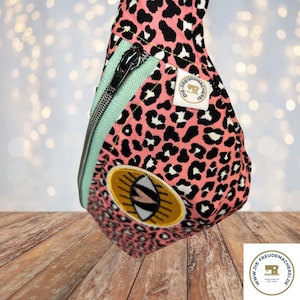 Bauchtasche Leo Girl Patch, Tasche, Crossbody Bag, Damen, Gürteltasche, Handtasche, Wimmal, Boho
