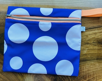 Wetbag, bikini bag, aqua bag, wet bag, wet bag - dots