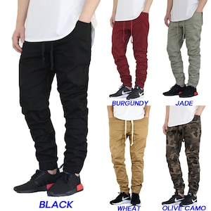 Herren Stretch Twill mit tiefem Schritt (S bis 5XL)