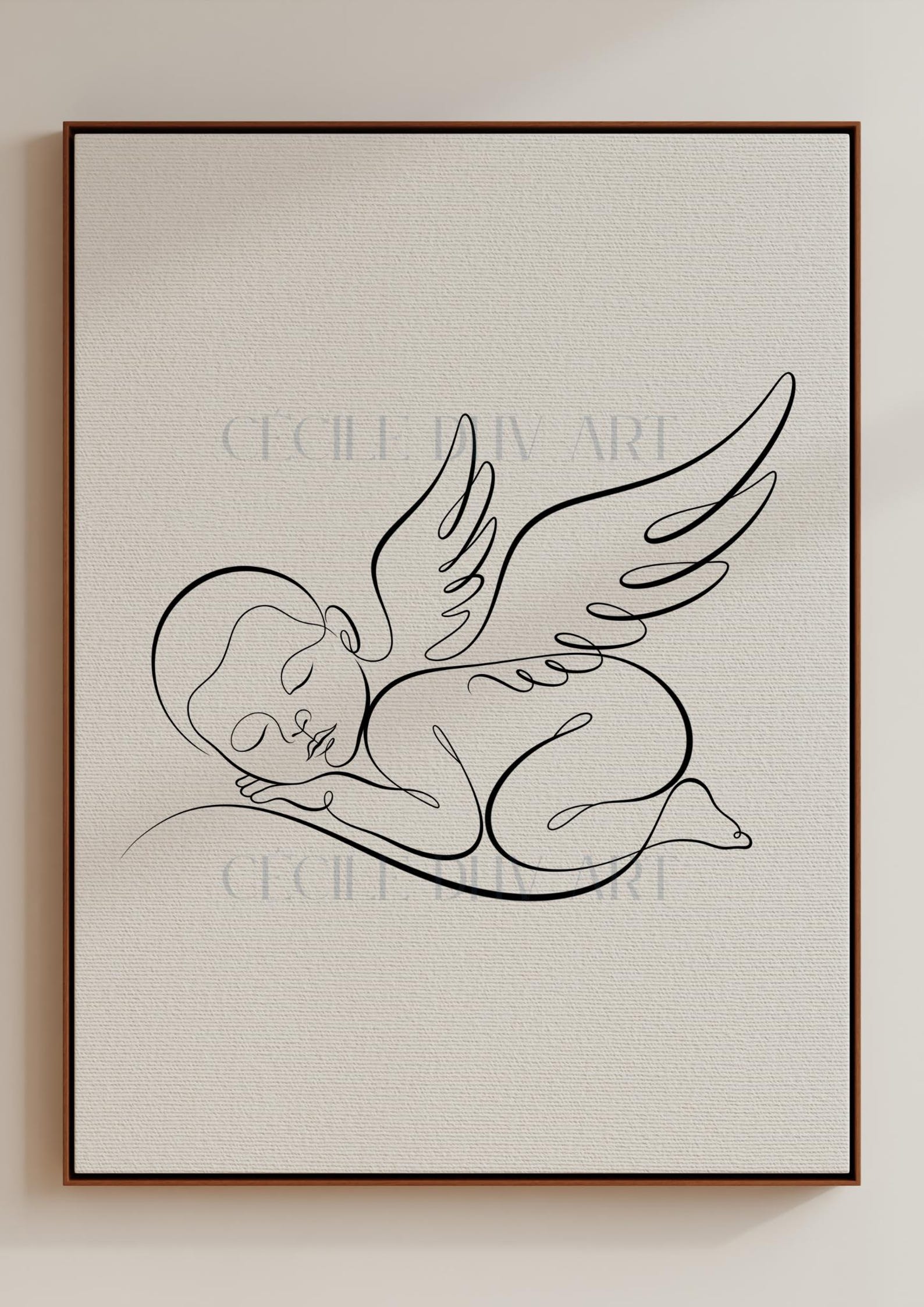 Baby Angel SVG PNG - Cricut & Silhouette Cutting File - High Resolution ...