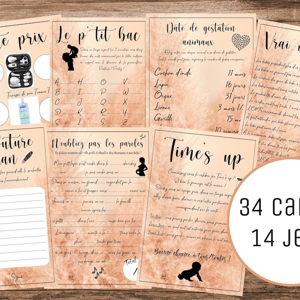 Invitation gender reveal français Etsy France