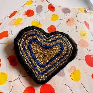 Heart brooch